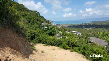 купить землю на холме с красивым видом Самуи